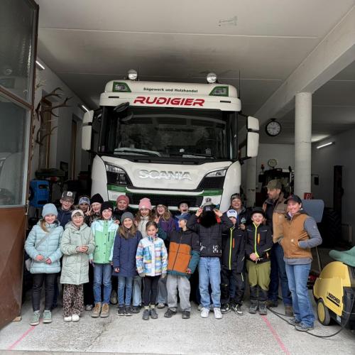 Gruppenfoto mit Familie Rudigier.