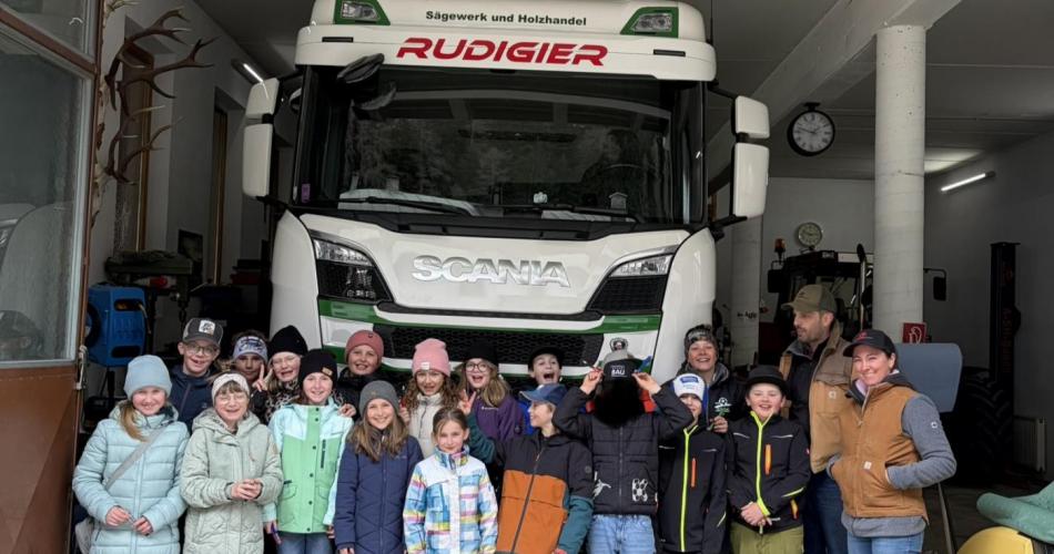 Gruppenfoto mit Familie Rudigier.